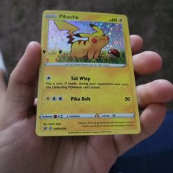 Pikachu Holo Pokemon 25th Anniversary Card