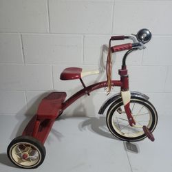 Red Metal Tricycle 