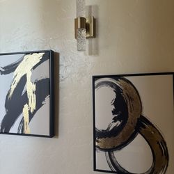 2sets Of Beautiful Crystal Sconces 