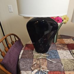 Black Ceramic With White Shade