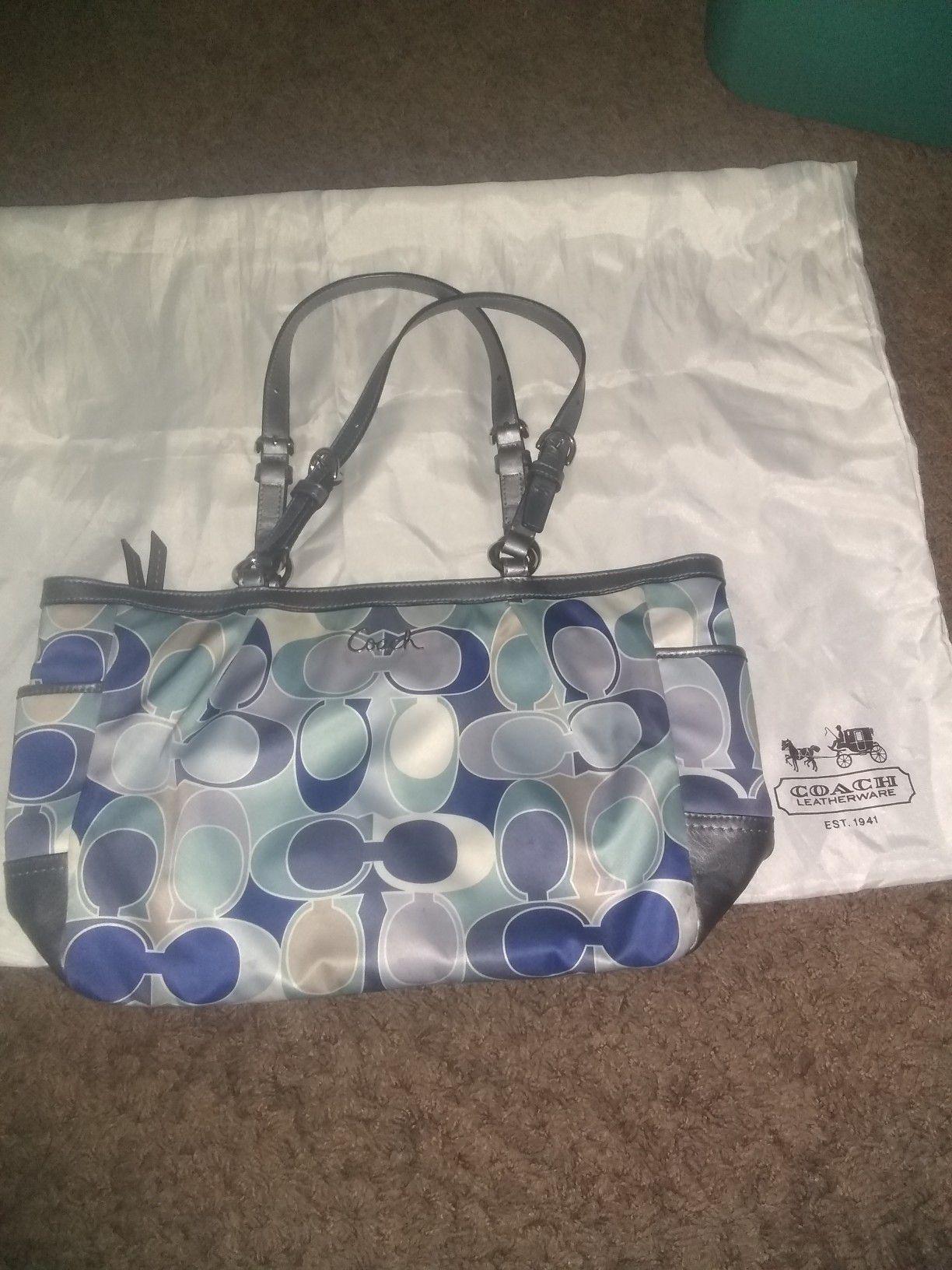 Authentic coach bag $20 FIRM (Flakes Blocked)