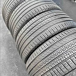 255/45r19 Pirelli Tires Cón 80% De Vida Las 4 