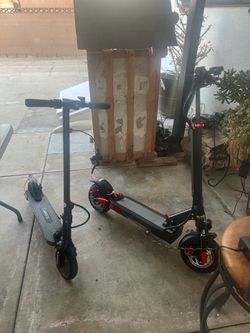 Two e-scooters