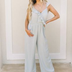 Teal jumpsuit
