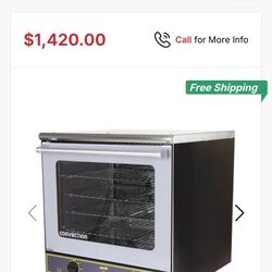 Equipex FC-60/1 Ariel 24” Wide Electric Half Size Countertop Convection Oven