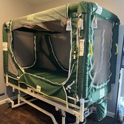 Posey Bed 8070 Enclosed Hospital Bed Invacare Nylon Canopy Enclosure Bed