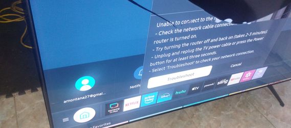Samsung 65 inch TV for parts