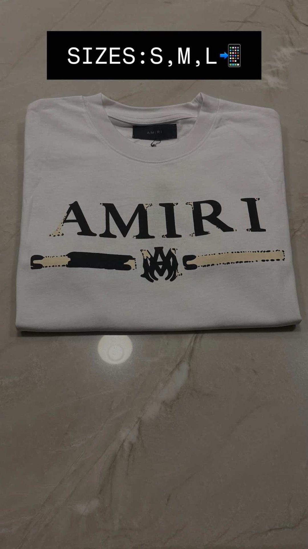 Amiri white tee