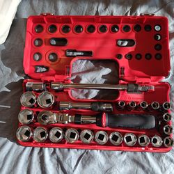 Facom EXTENDABLE RATCHET SOCKET SET SXL.DBOX1PB 21Pcs 1/2'' Square Drive