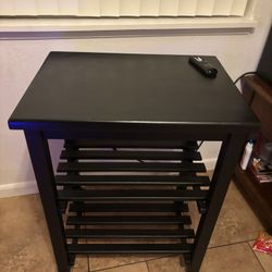 Rolling kitchen table 100% Wood 