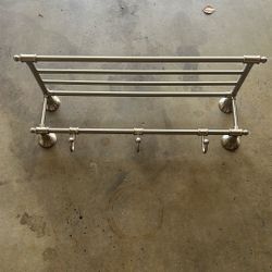 Towel Bar And Shelf