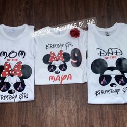 Custom Disney Birthday shirt 🥳🏰