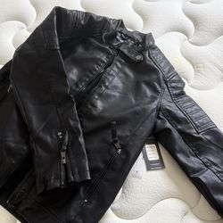 Men leather Jacket Size M