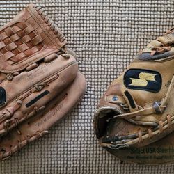Baseball Glove & Catchers Mitt