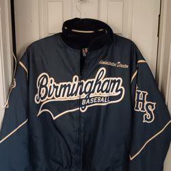 Men's Custom Victory Athletic Snap-front Warm Fleece-lined Baseball Varsity Jacket 