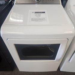 Profile 7.4 cu. ft. Smart Electric Dryer in White with Sanitize Cycle and Sensor Dry. ENERGY STAR