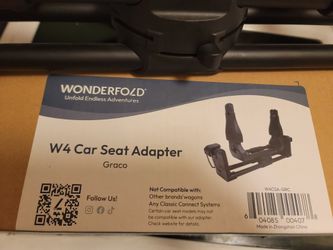 Wonderfold w4 carseat adapter Graco