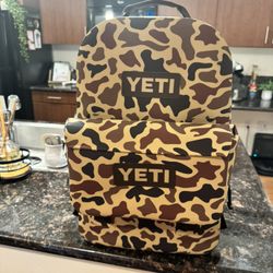 Brand New Yeti Panga 28L With 3L Side Kick In Wetlands Camo 