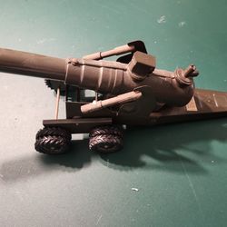 Vintage Conestoga Big Bang Military Army Green Cannon Cast Iron ,USED