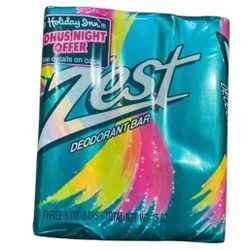 Lot Of 3 Zest Soap Bar Deodorant Soap 5 Oz Bars Vintage Sealed Unused Brand New