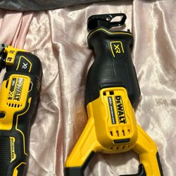 Dewalt XR 20v Brushless Sawzall And multi Tool