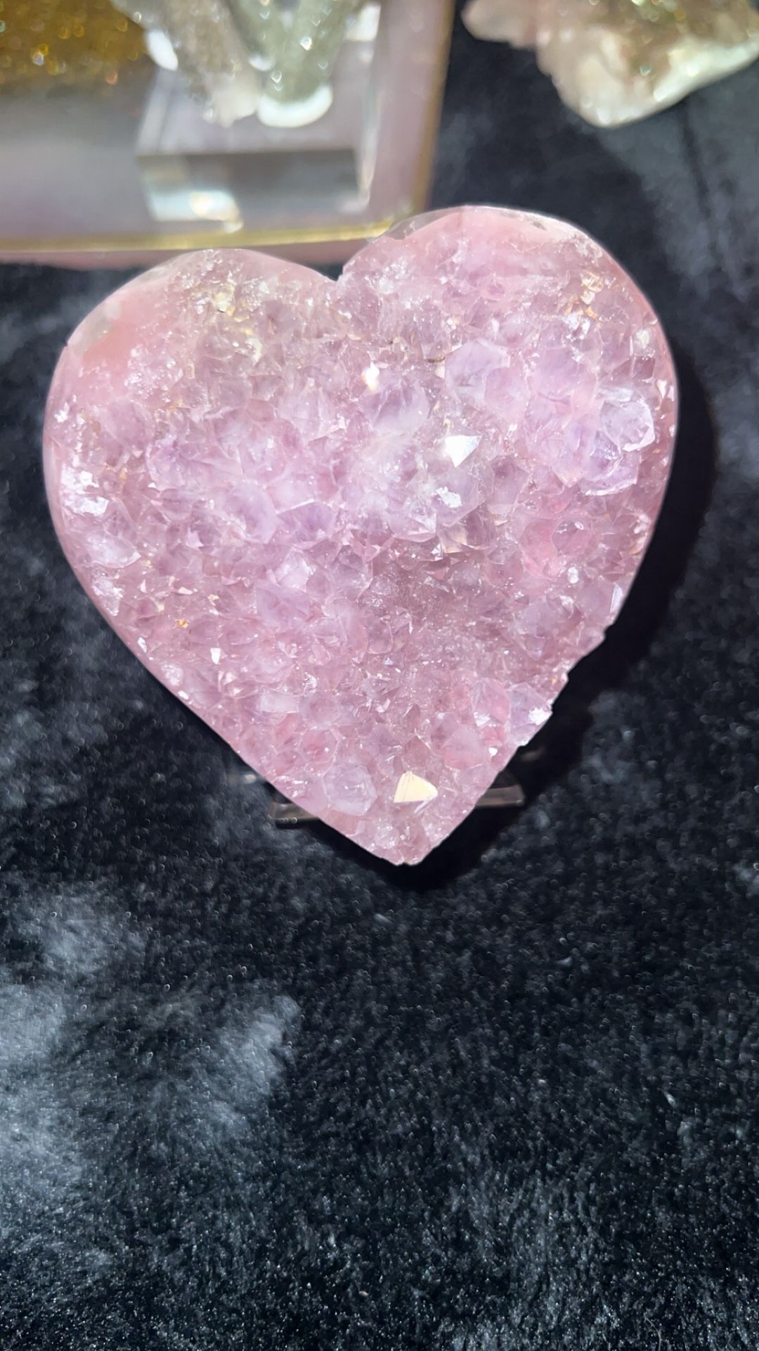 Pink Heart Crystal