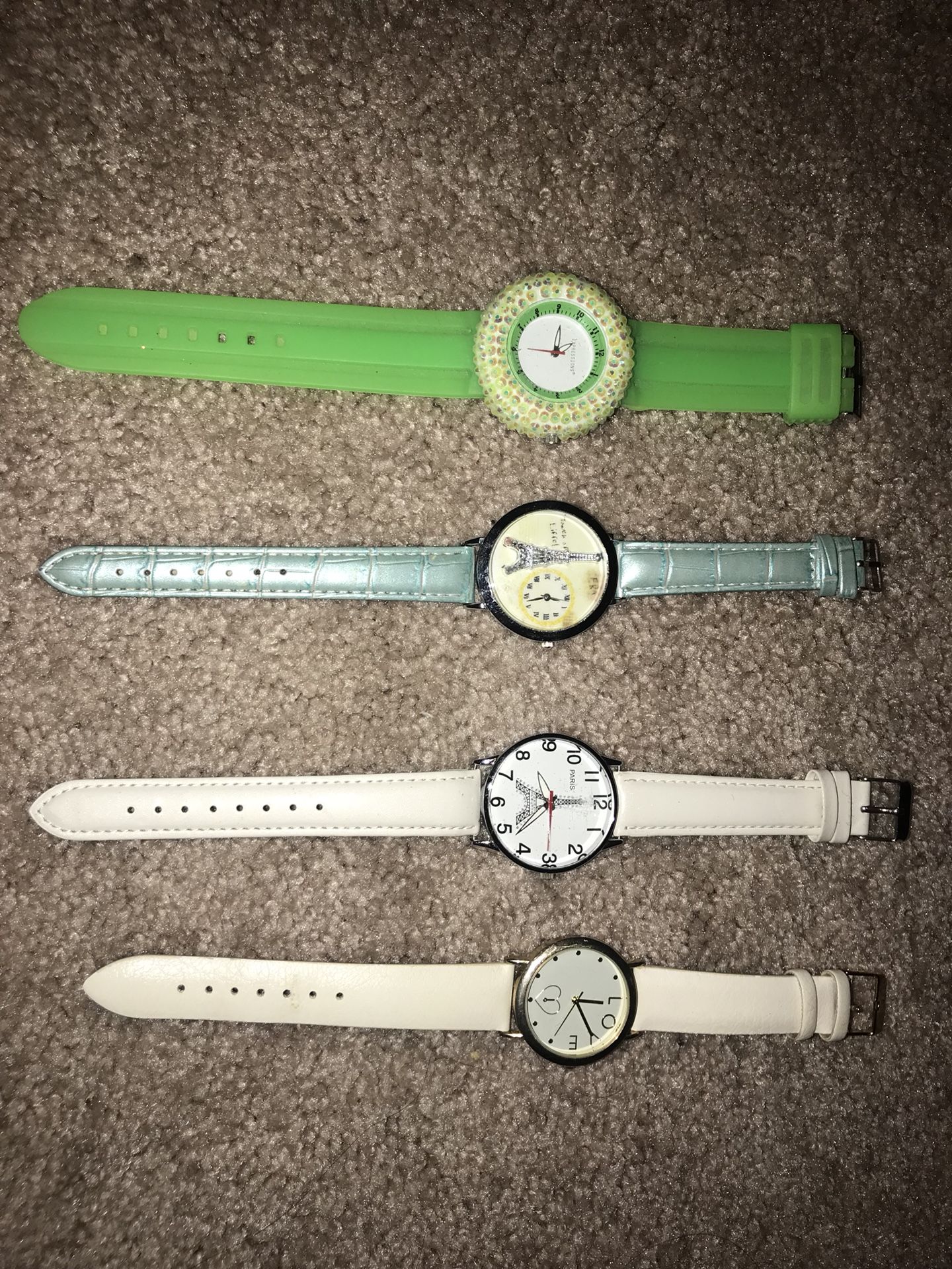 Watches. $5 each. $15 all.