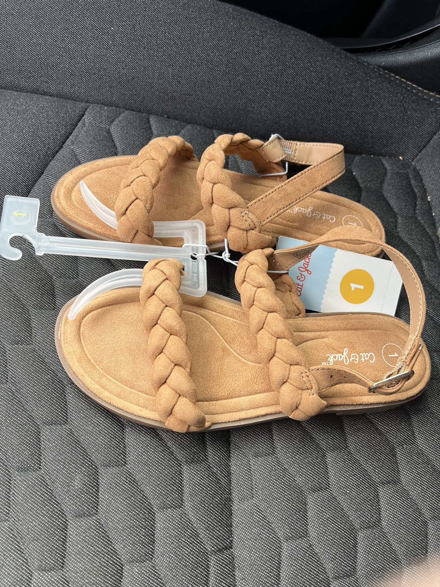 NWT Cat & Jack Kids Tan Sandals