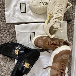 Men Designer Shoes Auth. Gucci Etc 