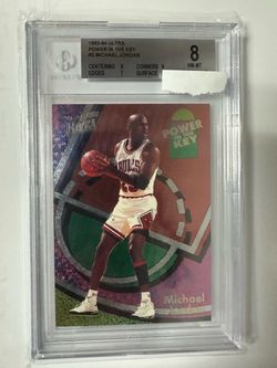 Michael Jordan Ultra Power in the Key card