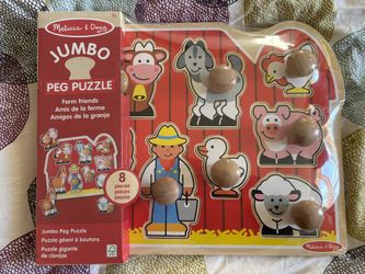 Melissa And Doug Farm Puzzle New 