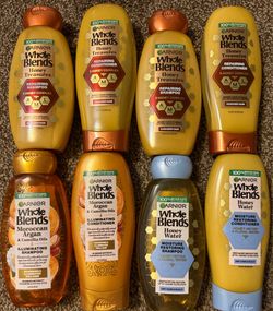 NEW Garnier Whole Blends - 12.5 fl oz - $4 Each or $3.50 Each for 4 or More  Available: • (2) Repairing Honey Complex Shampoo – 12.5 fl oz • (2) Repai