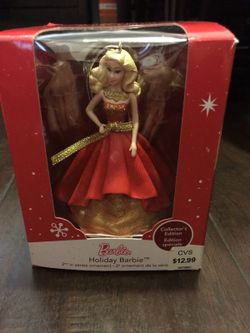 Barbie holiday ornament
