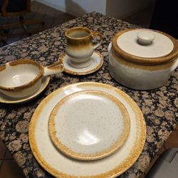 Vintage Dishsets  McCoy Pottery Graystone