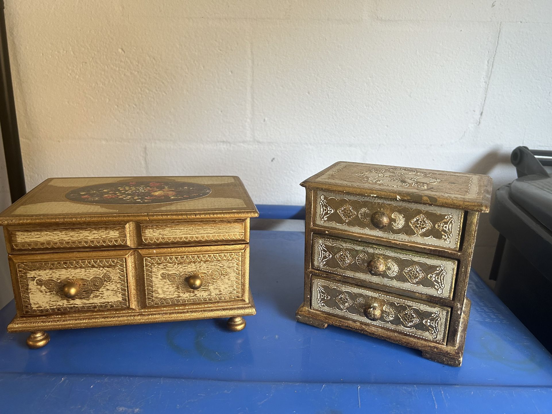 Pair Of Italian Jewelry Boxes 