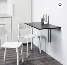 Ikea BJURSTA Folding Drop-leaf Table