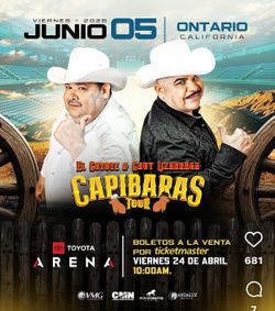 Capibaras El Coyote y Chuy Lizarraga