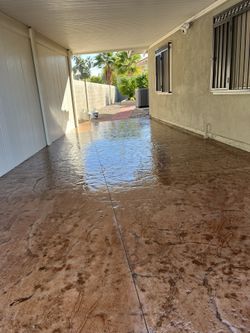 Epoxy -Stain - spray Deck