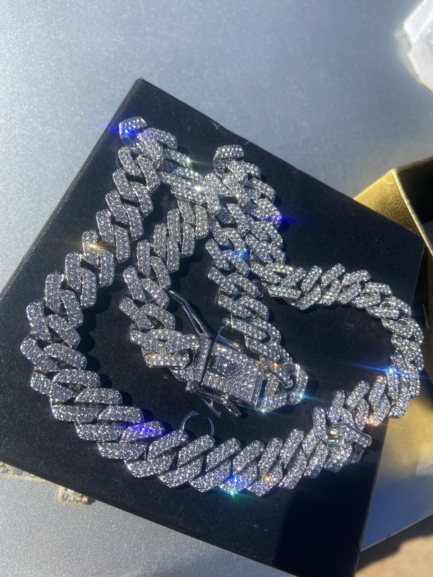 14MM VVS ICED OUT CUBAN CHAIN