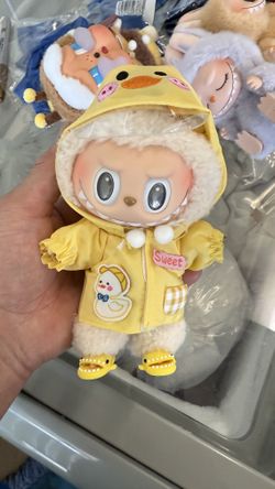 Duck Raincoat For Any Pop Mart Labubu