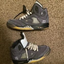 Jordan 5 off white