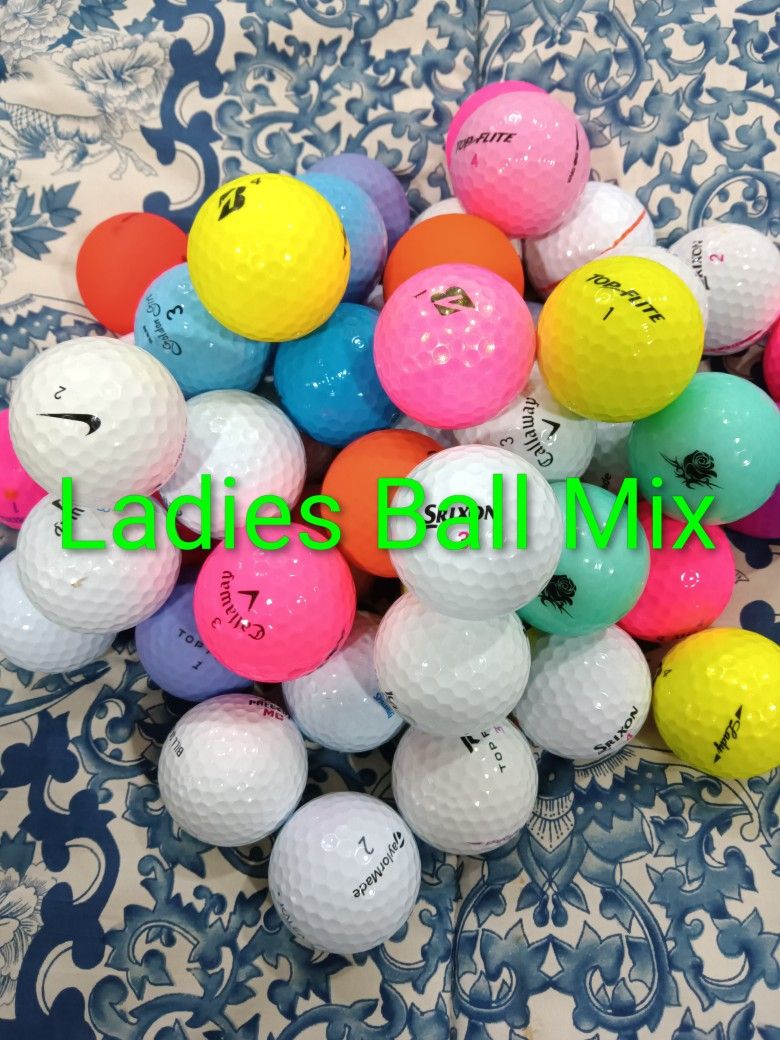55 Used Ladies Ball Mix In Excellent Condition NM To 4a