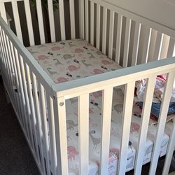 Graco Crib And Mattress Never Used