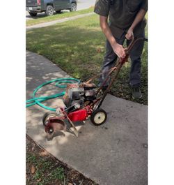 Vintage lawn edger