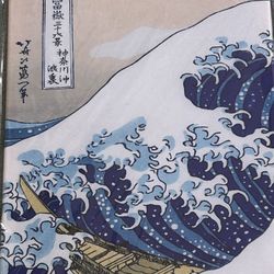 Three (3) Framed Art Prints (12"x16") Great Wave of Kanagawa Katsushika Hokusai (New)