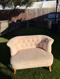 Pink couch
