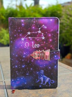 New Leo Galaxy Journal with Lock