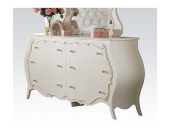 Edalene Dresser in Pearl White