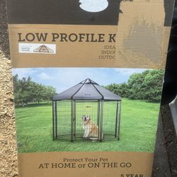 5ft Dog Kennel Indoor/outdoor With Canopy
