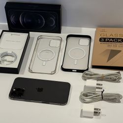 Like New! iPhone 12 Pro Max BUNDLE 128gb